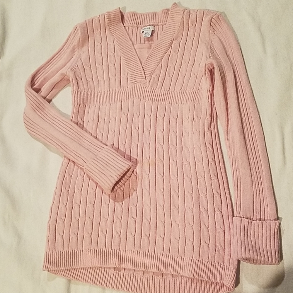 Green dog long sleeve sweater